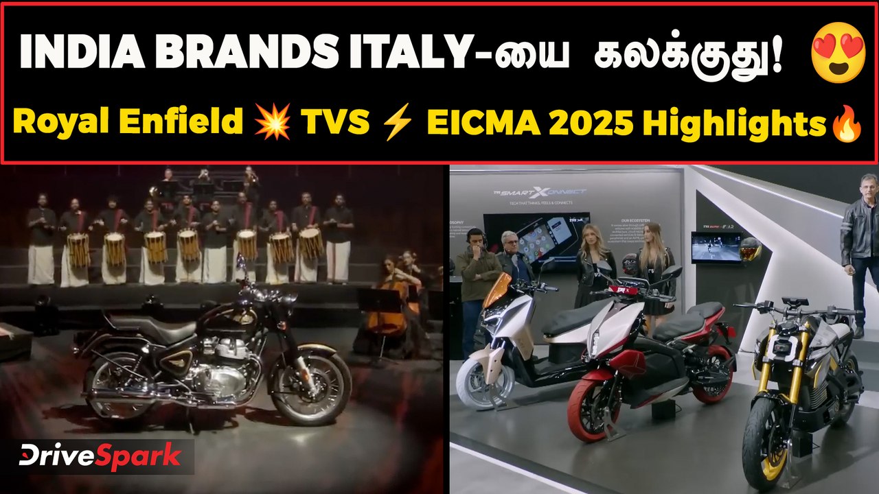 😱Royal Enfield & TVS Shocking Unveils! | EICMA 2025 Tamil Highlights 🔥| Next Gen Models💪