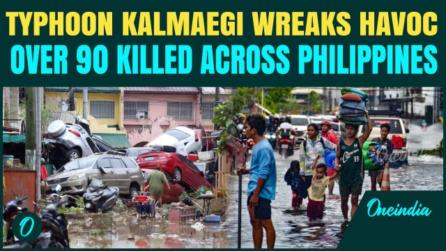 DEADLY Typhoon Kalmaegi DEVASTATES Philippines | Over 90 KILLED, Homes Swept Away, Cities Flooded