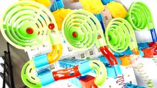Iron Tube Marble Run Race ASMR # 1 ☆ How High is the Sky ☆ Creative Healing Sound Machine DIY Build