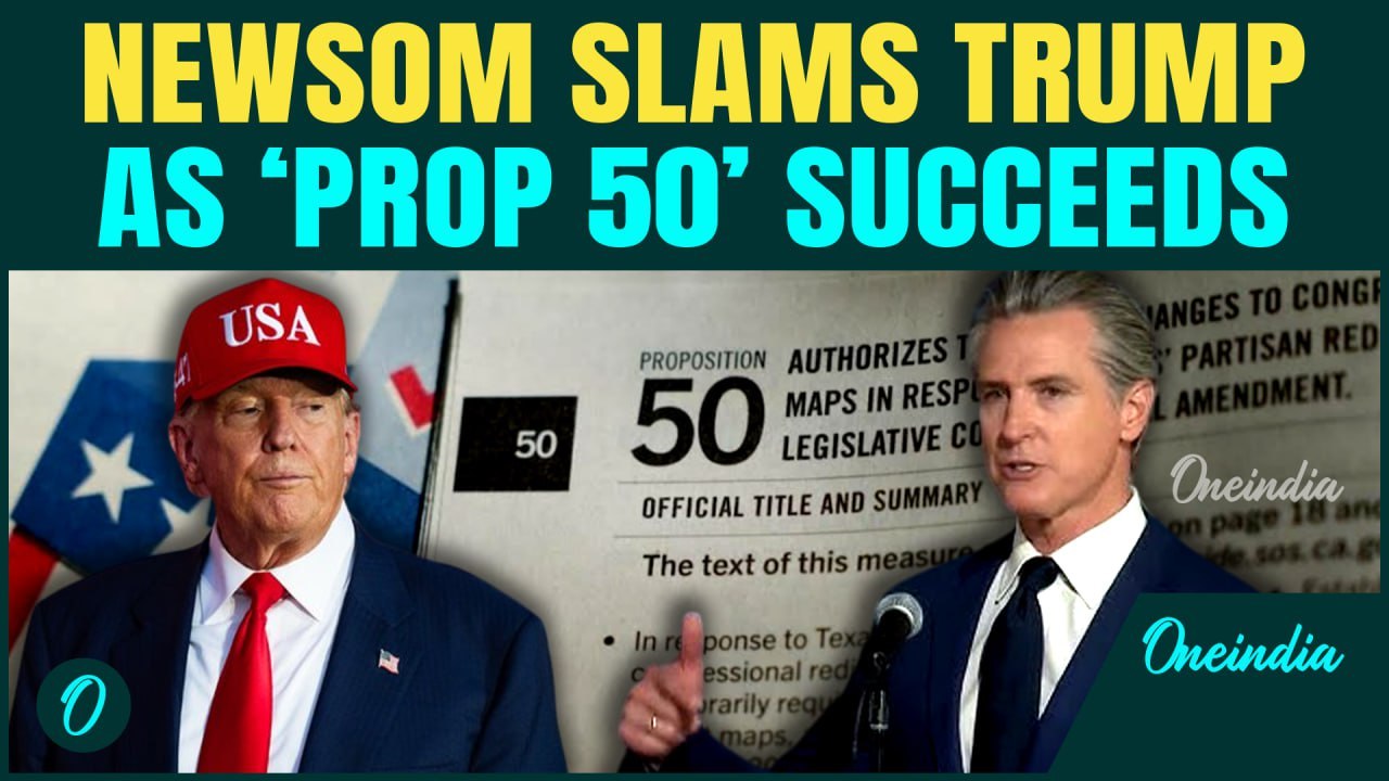 Newsom TEARS INTO Trump Full Speech: California Governor Mocks ‘KING’ Trump as ‘Prop 50’ Passes