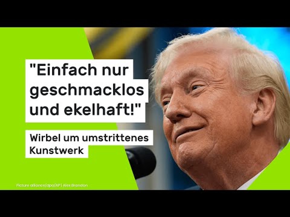 'Einfach nur geschmacklos und ekelhaft!' Wirbel um umstrittenes Kunstwerk