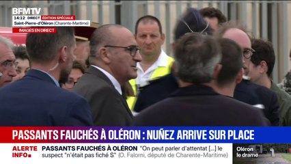 Oléron: Laurent Nuñez, ministre de l’Intérieur, vient d’arriver sur place