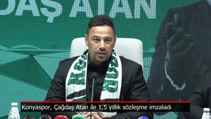 Konyaspor, Çağdaş Atan ile 1,5 yıllık sözleşme imzaladı