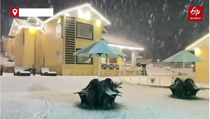 Fresh Snowfall At Upper Reaches Of Kashmir; Gulmarg Turns Into Winter Wonderland