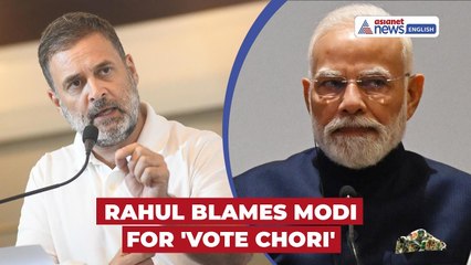 Rahul Gandhi Blames Modi for 'Vote Chori' Again | 25 Lakh Fake Votes Exposed In Haryana?