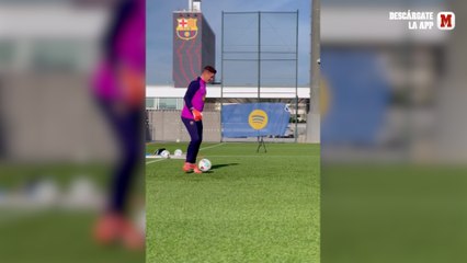 Ter Stegen ya vuelve a entrenarse