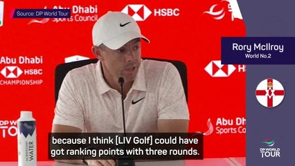 McIlroy questions LIV Golf's 'peculiar' format change