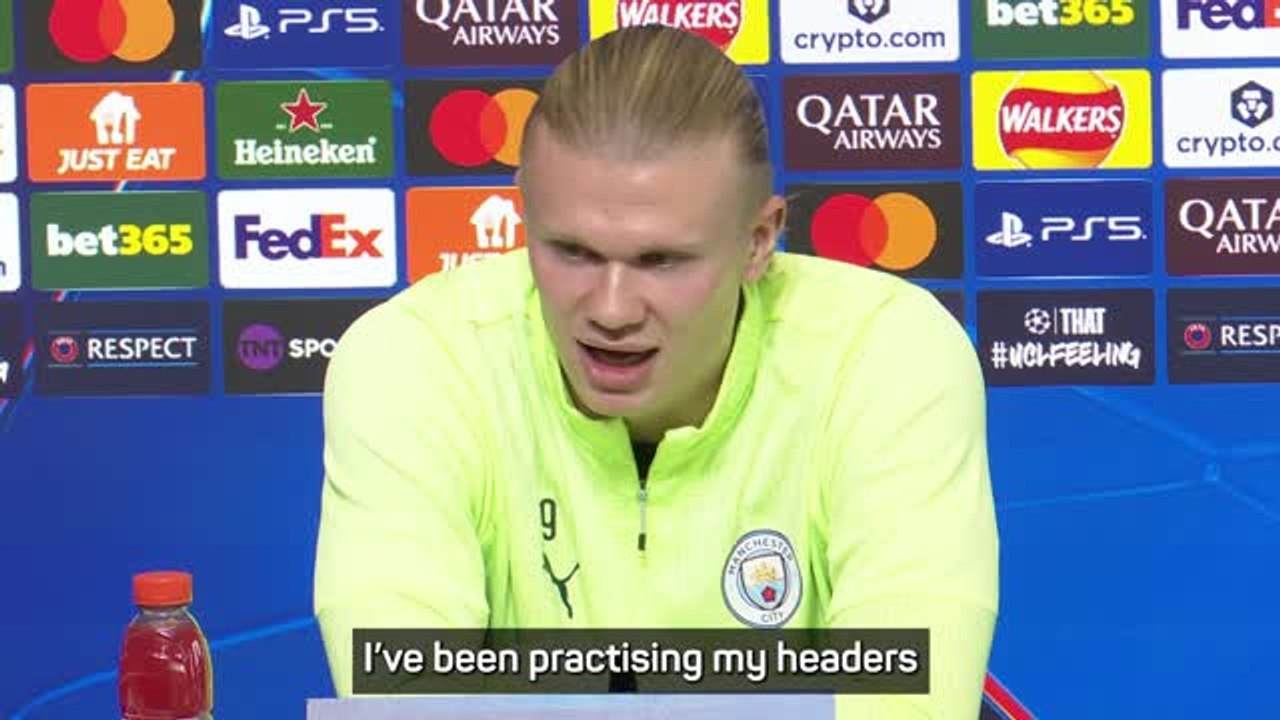 Haaland focused on improving his heading despite spectacular form