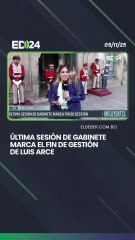 Última sesión de gabinete marca el fin de gestión  de Luis Arce