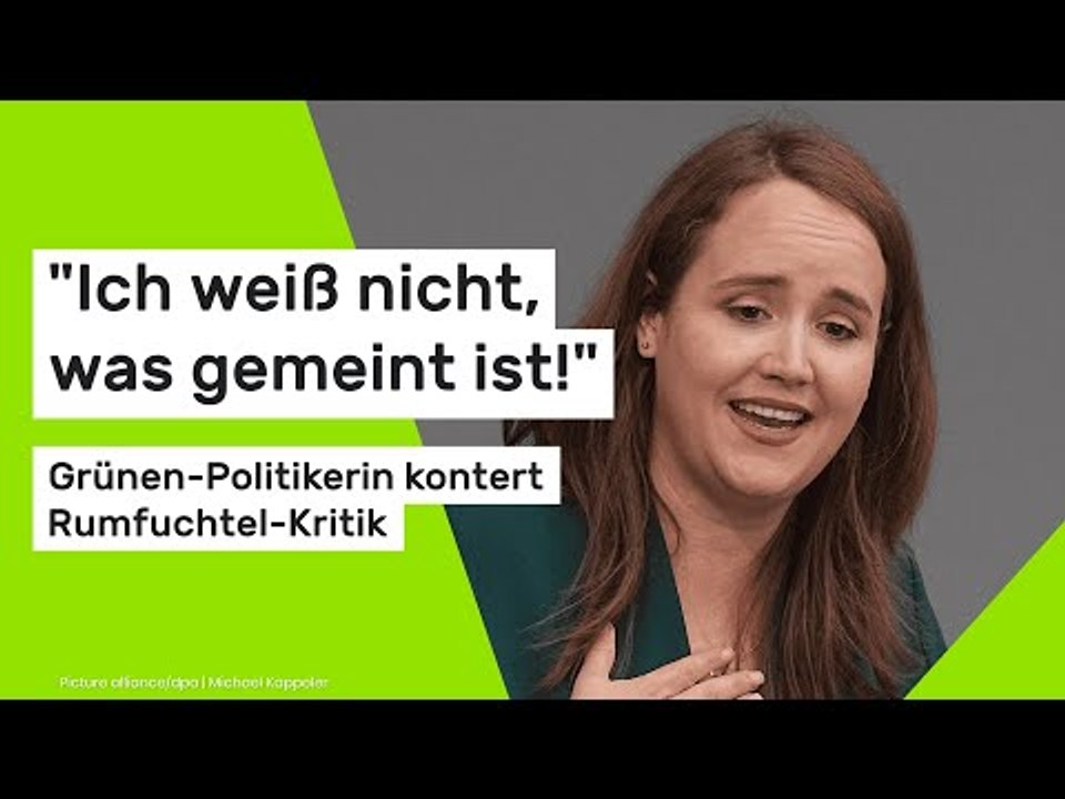 Ricarda Lang: 'Ich weiß nicht, was gemeint ist!' Grünen-Politikerin kontert Rumfuchtel-Kritik