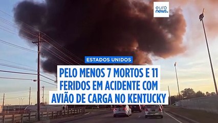 Acidente com avião de carga no Kentucky faz pelo menos sete mortos
