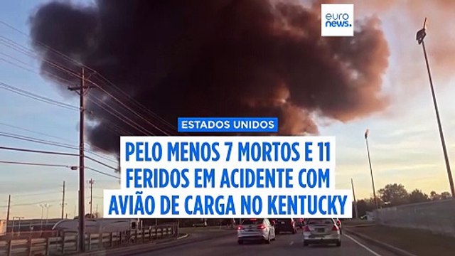Acidente com avião de carga no Kentucky faz pelo menos sete mortos