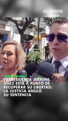 Expresidenta Jeanine Áñez está a punto de recuperar su libertad;  la Justicia anuló  su sentencia