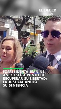 Expresidenta Jeanine Áñez está a punto de recuperar su libertad; la Justicia anuló su sentencia
