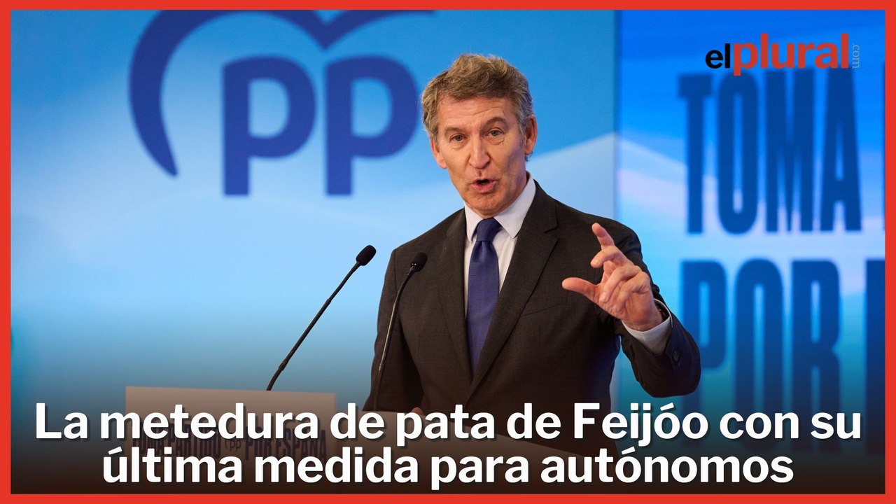 La metedura de pata de Feijóo con su última medida para autónomos: "No se sabe ni una"