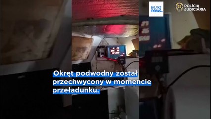 Portugalia przechwytuje okręt podwodny z blisko 2 tonami kokainy