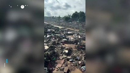 Typhoon Kalmaegi devastates the city of Cebu (Philippines)