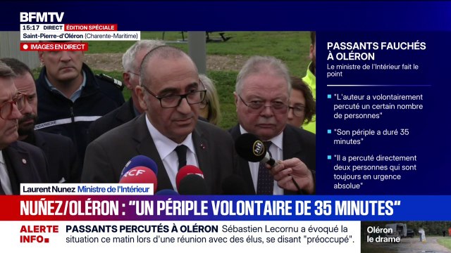 Oléron: C'est à la justice de se prononcer quant au caractère terroriste ou non des faits rappelle Laurent Nuñez
