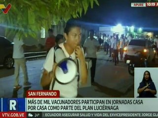 Más de mil vacunadores movilizados para inmunizar al pueblo apureño en jornada casa por casa