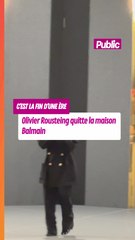 Après 14 ans de règne, Olivier Rousteing quitte la maison Balmain