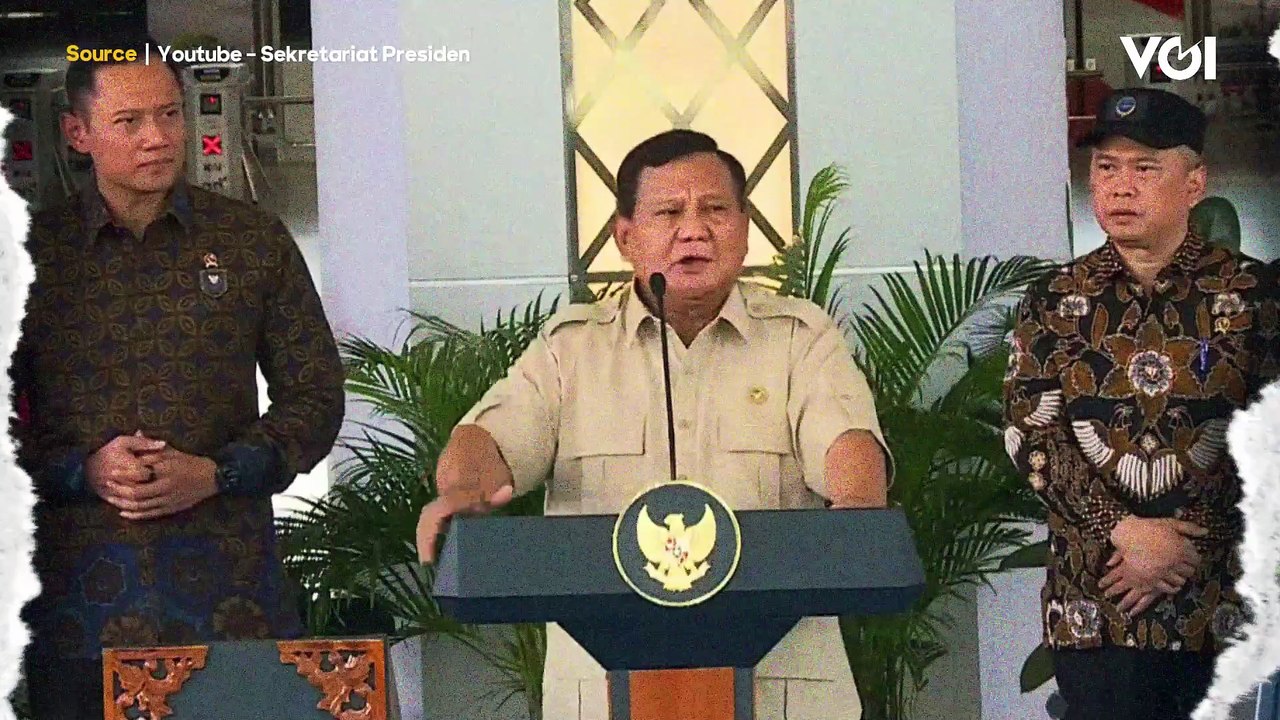 VOI Hari Ini: Prabowo: Tak Perlu Ribut Soal Utang Whoosh,  Pemerintah Akan Tanggungjawab. Caranya?