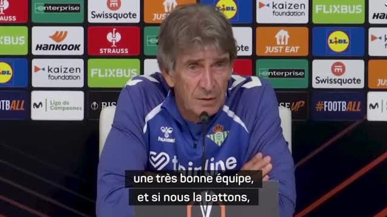 Real Betis - Pellegrini avant de défier Lyon : "Nous allons affronter une très bonne équipe"
