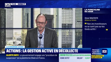 La bourse cash : "Non, les investisseurs ne se ruent pas sur les fonds actifs" - 05/11
