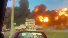 🚨 BREAKING: UPS Flight 2976 bound for Honolulu, Hawaii had 280,000 gallons of jet fuel on board when it crashed in Louisville, per WLKY  MULTIPLE explosions have rocked the area, and smoke can be seen for dozens of miles