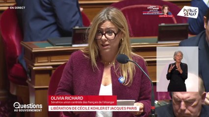 La libération de Cécile Kohler et Jacques Paris saluée au Sénat