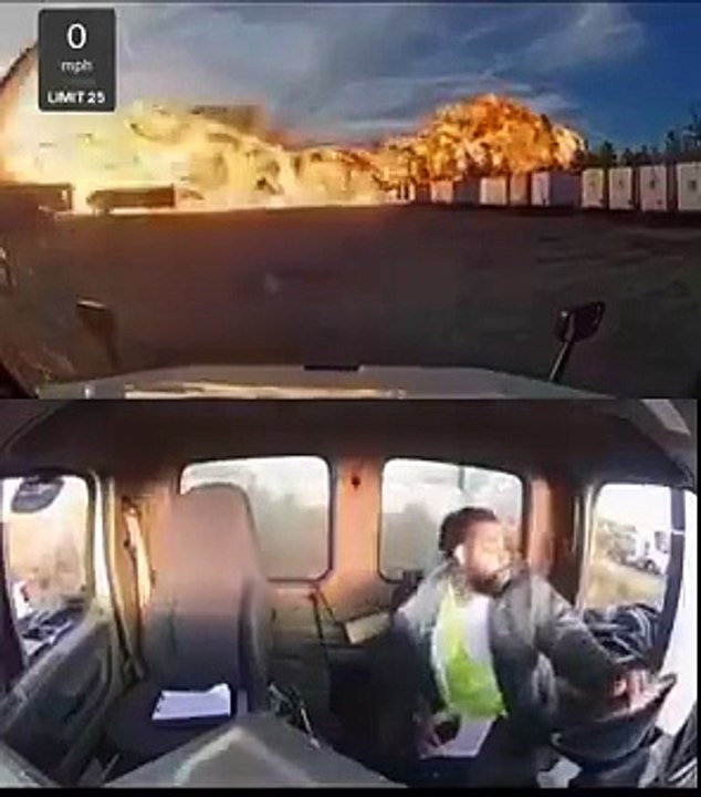 Dash cam video shows UPS plane crash in Louisville, Kentucky