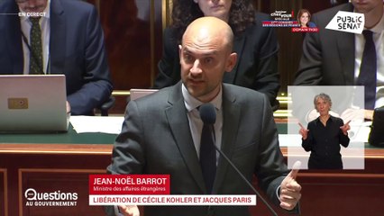 Jean-Noël Barrot annonce s'être entretenu avec Cécile Kohler et Jacques Paris