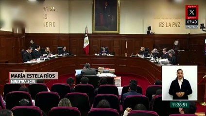 Debate en la SCJN entre Giovanni Figueroa y María Estela Ríos se torna personal