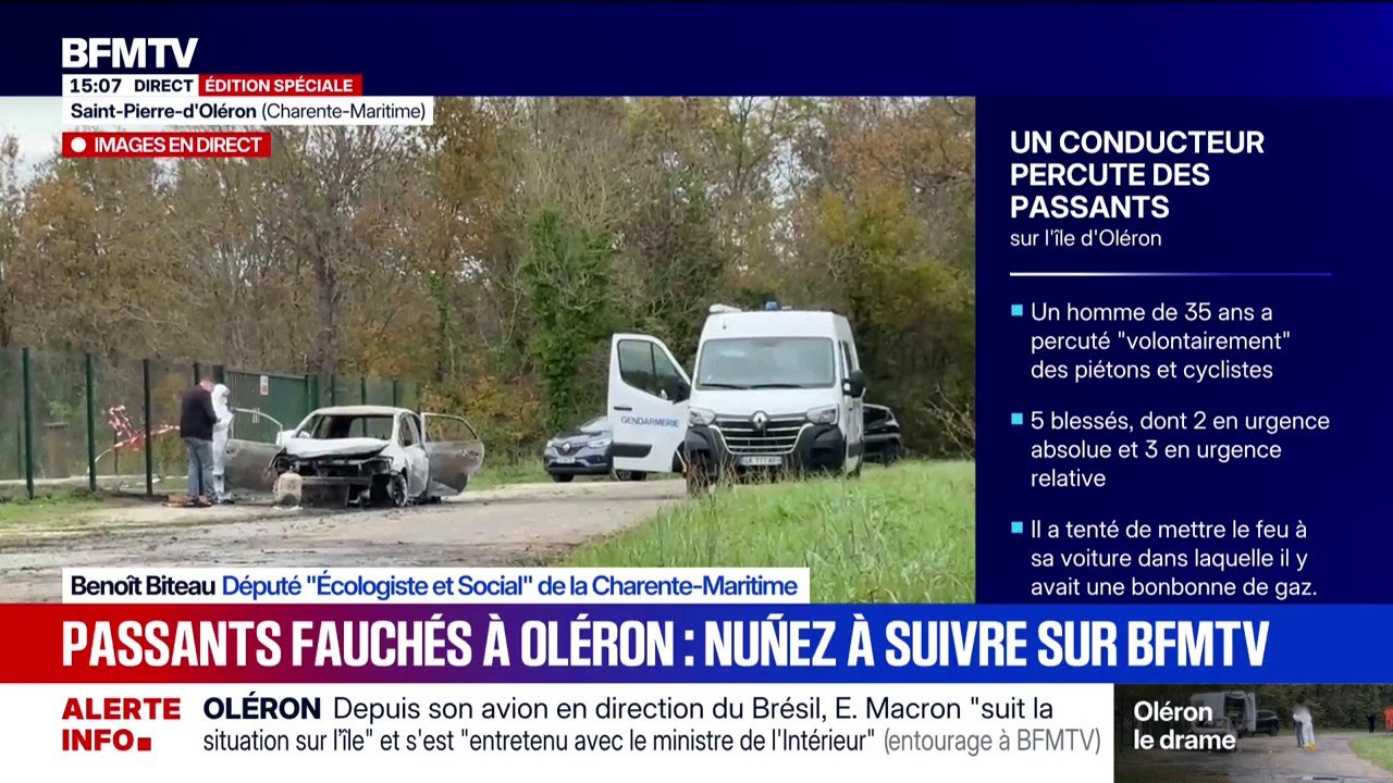 Oléron: "Jamais on n'aurait pu imaginer que sur ce territoire paisible, on puisse assister à un tel événement", déclare Benoît Biteau, député "Écologiste et Social" de la Charente-Maritime