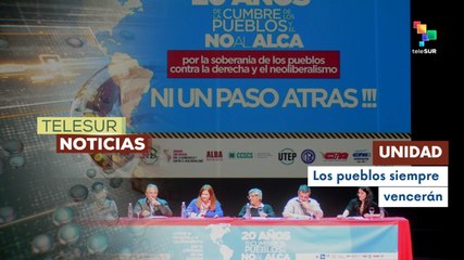 "No al ALCA" 20 años de la victoria contra el imperialismo estadounidense