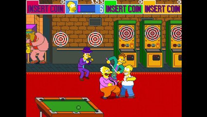 K2R2 Gameplay: The Simpsons (Arcade)