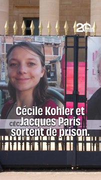 Fin de détention de Cécile Kohler et Jacques Paris en Iran