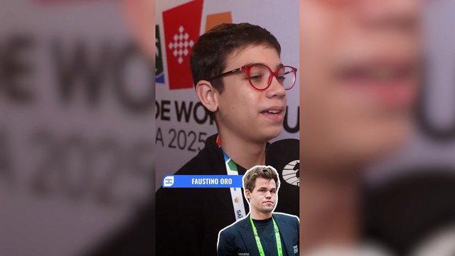 Faustino Oro respondió algunas de nuestras preguntas sobre su pasión por el ajedrez