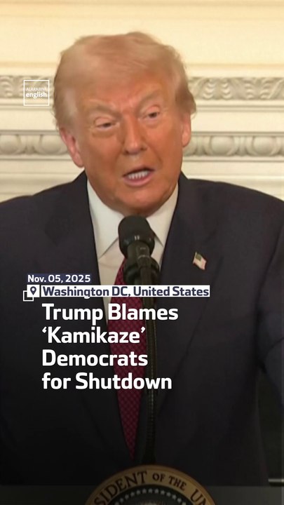 Trump Blames ‘Kamikaze’ Democrats for Shutdown