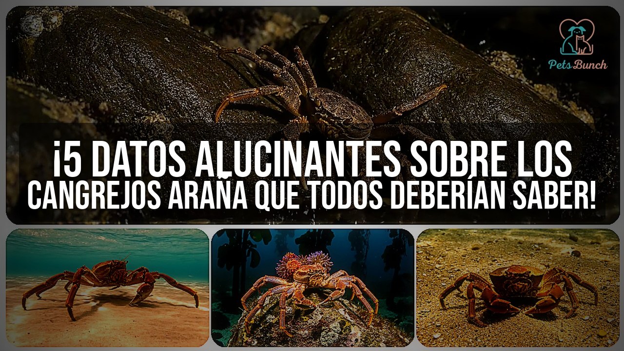 5 Datos ALUCINANTES del Cangrejo Araña que NO CONOCÍAS
