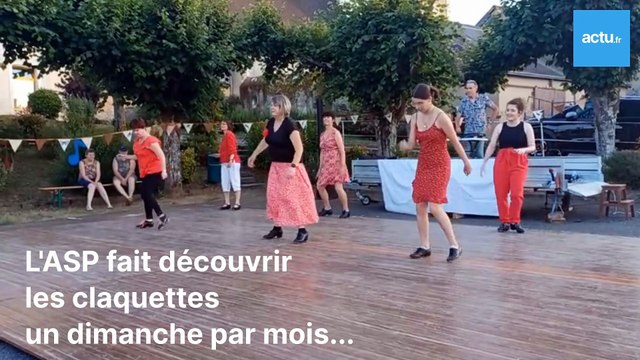 Cette association propose des cours de claquettes dans le sud de la Sarthe