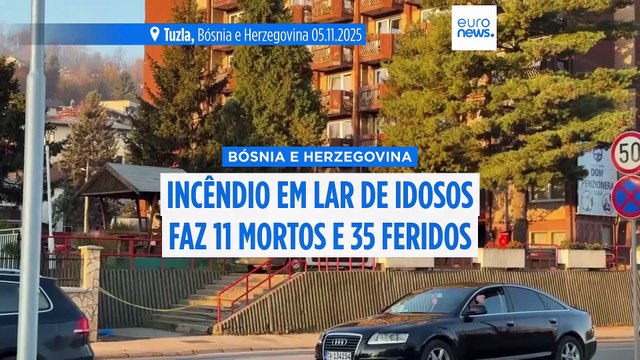 Incêndio num lar de idosos na Bósnia faz 11 mortos