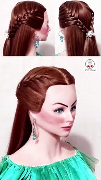 easy hairstyle|simple hair style for ladies|front braid hair style|wedding front hairstyle|hairstyle wedding front hairstyle, bridal hairstyle front look, front braid hair style, front braid hairstyles, front hairstyle for saree, front hairstyle for wedd
