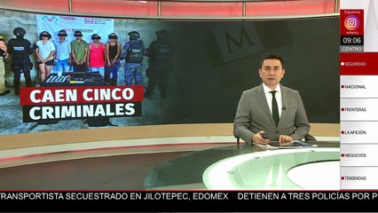 Detienen a 5 presuntos integrantes del CJNG en Chiapas