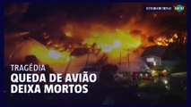 Avião cai minutos após decolar nos EUA