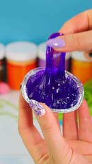 Satisfying Purple Slime Stretching  Relaxing ASMR
