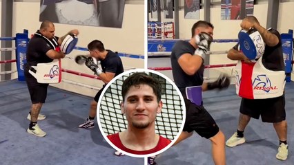 Marco Verde ya se entrena para su pelea del 13 de diciembre en su natal Mazatlán, Sinaloa