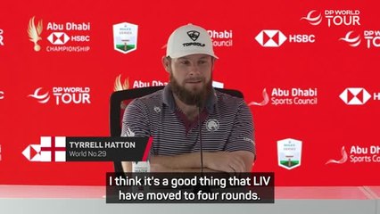 Hatton backs LIV decision to play four-round events