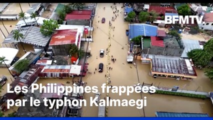 Les images des dégâts aux Philippines après le passage du typhon Kalmaegi