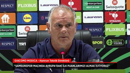 Hamrun Teknik Direktörü Modica: Samsunspor maçında Avrupa’daki ilk puanlarımızı almak istiyoruz