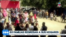 Familias de Oaxaca regresan a sus hogares luego de ser víctimas de desplazamiento forzado